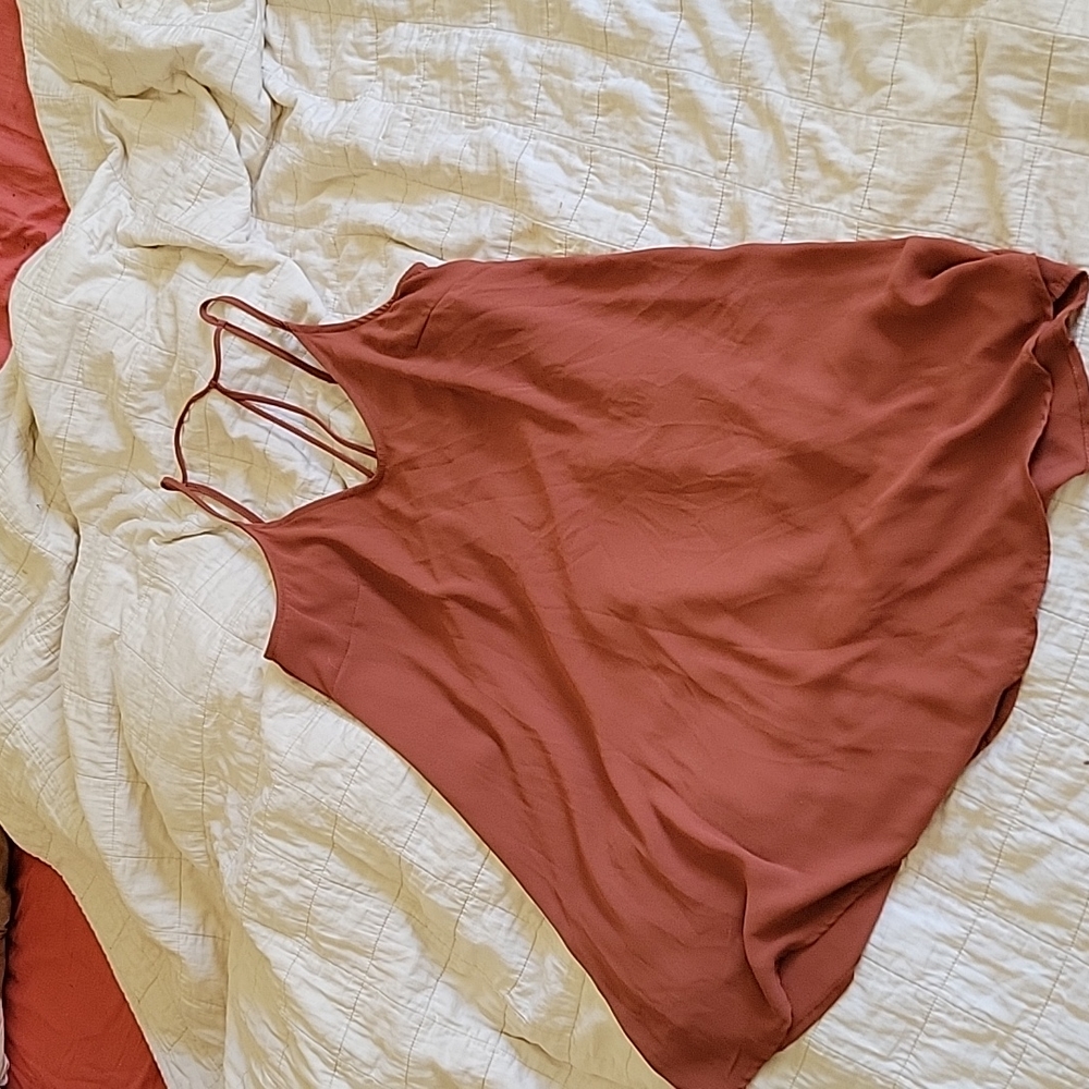 Burnt orange dress